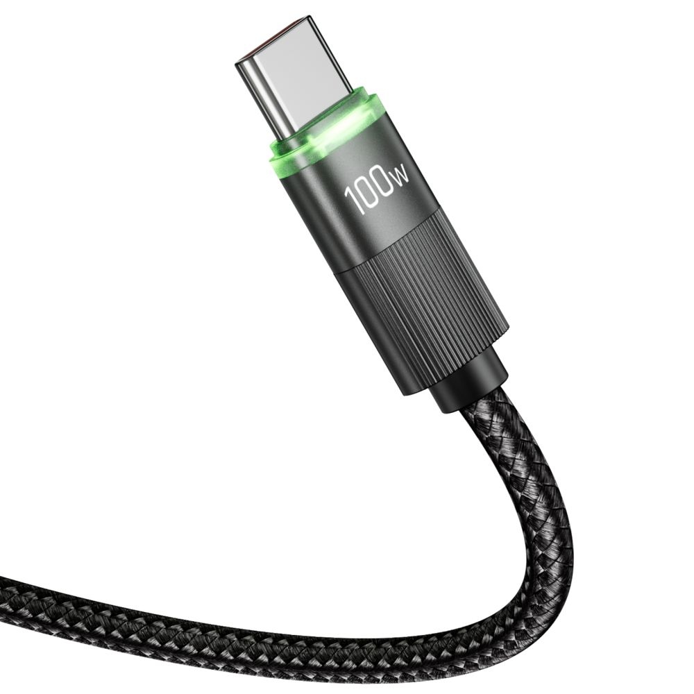 Tech-Protect UB20T Ultraboost kábel USB-C/USB-C PD 100W/5A 1,8m - čierny