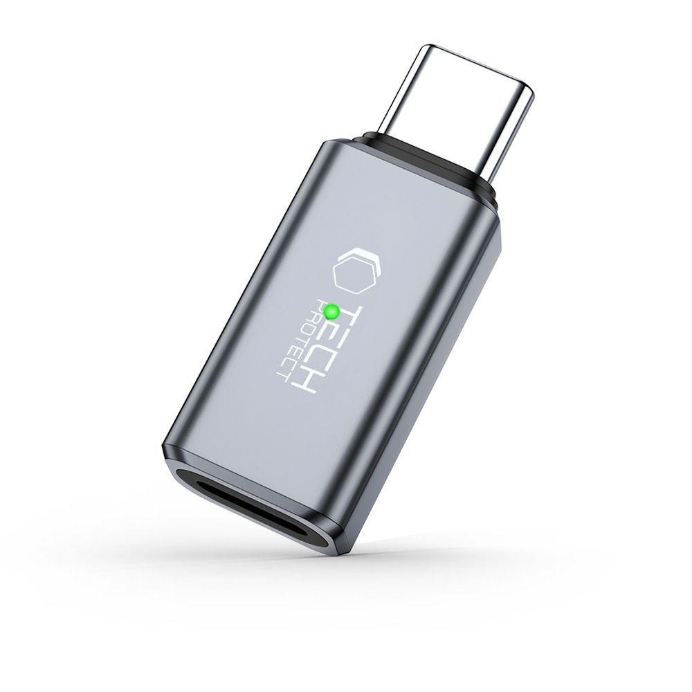 Tech-Protect UltraBoost Audio redukcia USB-C/Lightning - šedá