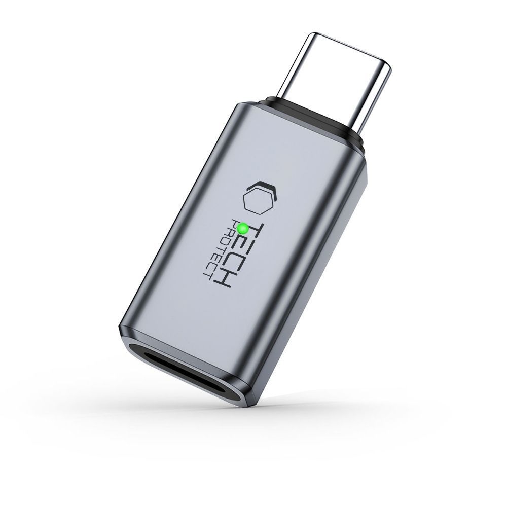 Tech-Protect UltraBoost Audio redukcia USB-C/Lightning - šedá