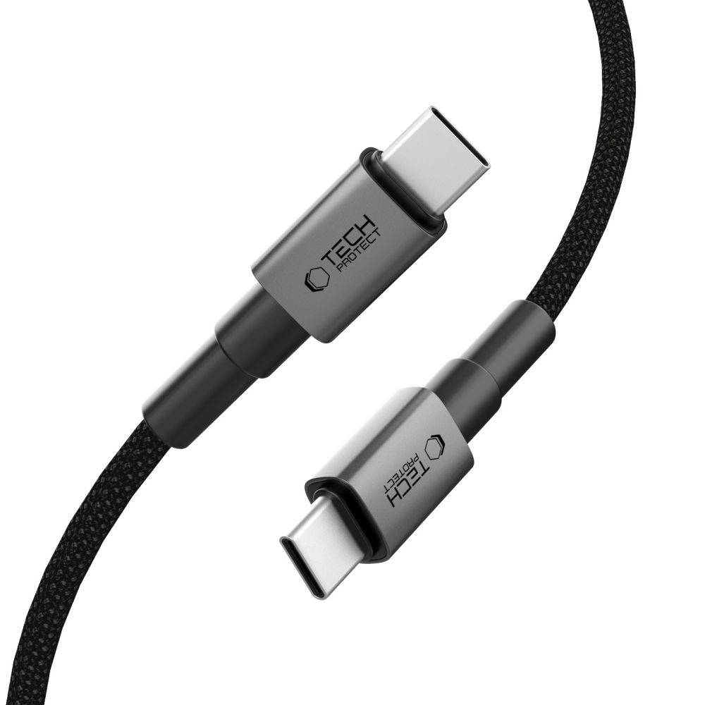 Tech-Protect UltraBoost kábel DNA USB-C/USB-C PD60W/3A 0,5m - šedý