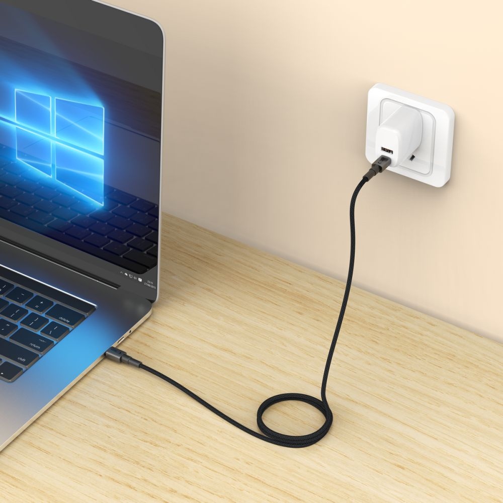 Tech-Protect UltraBoost kábel DNA USB-C/USB-C PD60W/3A 0,5m - šedý