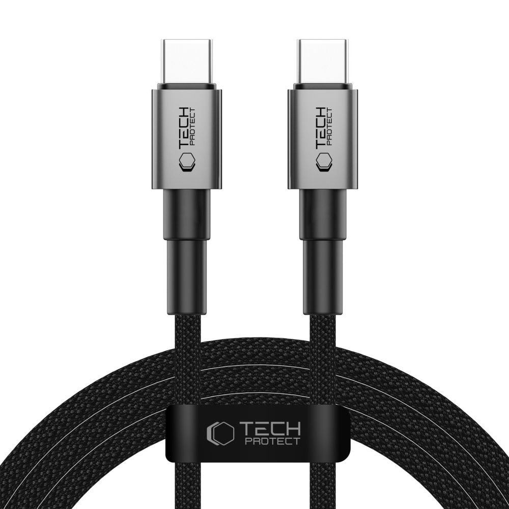 Tech-Protect UltraBoost kábel DNA USB-C/USB-C PD60W/3A 2m - šedý