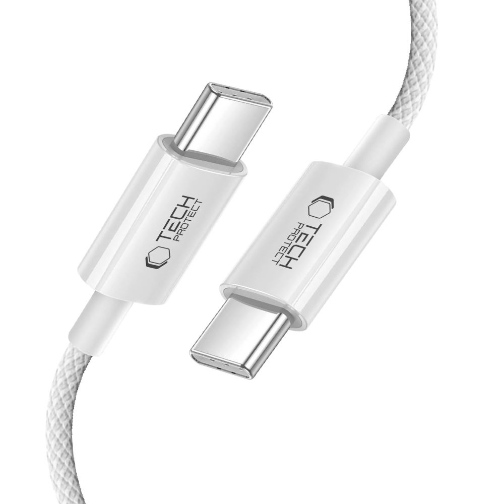 Tech-Protect UltraBoost kábel Lite USB-C/USB-C PD60W/3A 1m - šedý