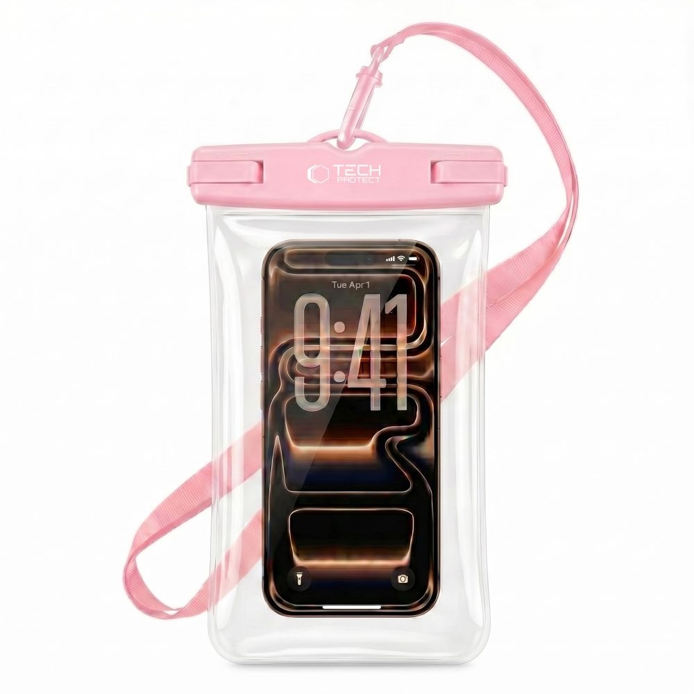 Tech-Protect UWC7 univerzálne vodotesné puzdro 6,9 palcov - ružové