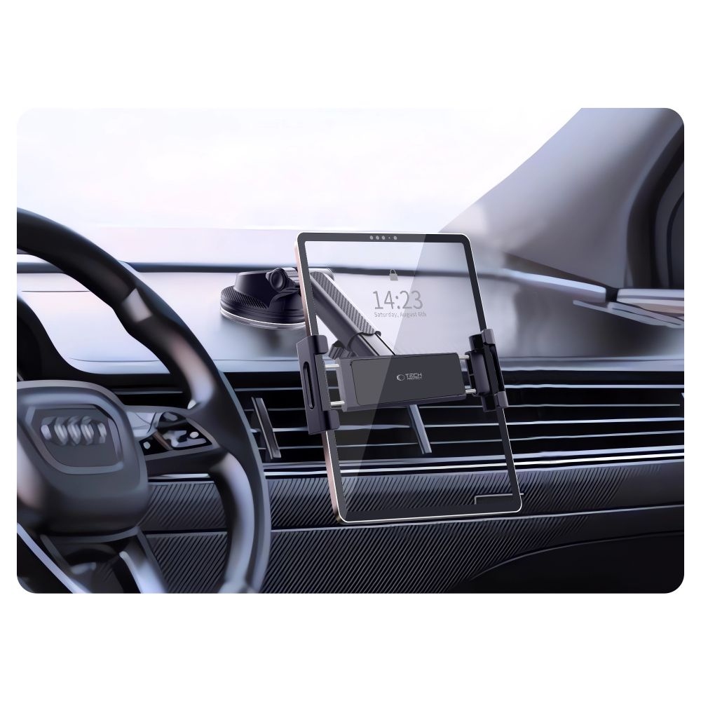 Tech-Protect V4 univerzálny držiak tabletu do auta na palubnú dosku aj sklo