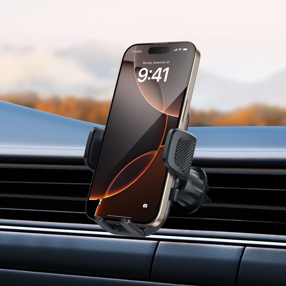 Tech-Protect V8 univerzálny držiak do auta do CD prehrávača a ventilácie - čierny