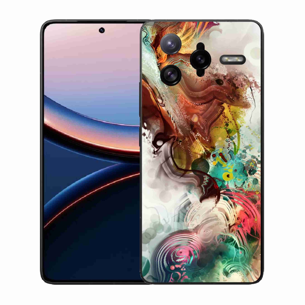 Gélový kryt mmCase na Xiaomi Poco F7 Ultra - abstrakt 1