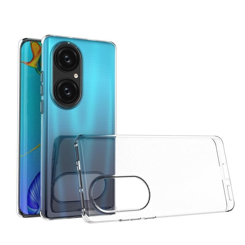 Tenký priehľadný gélový obal na mobil Huawei P50 Pro - priehľadný