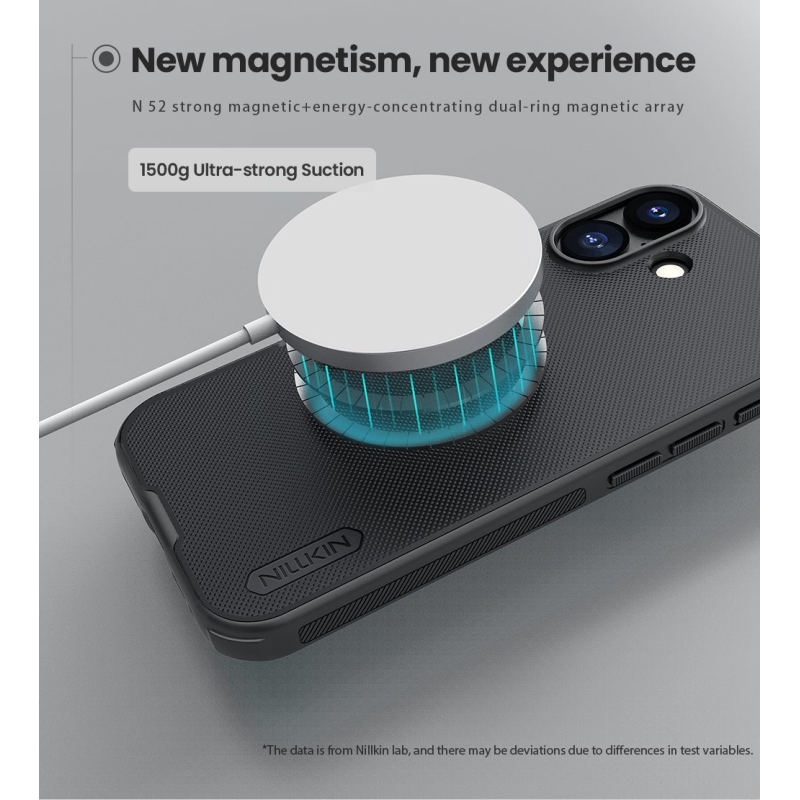 Nillkin Super Frosted PRO Magnetický zadný kryt pre Apple iPhone 17 Black