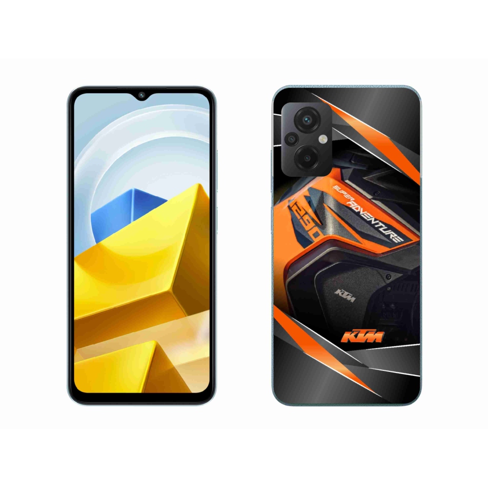 Gélový kryt mmCase na Xiaomi Poco M5 4G - motorka ktm