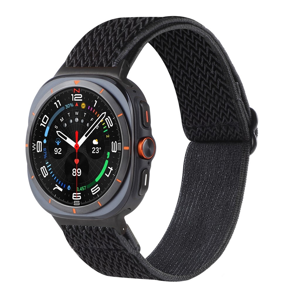 Texwave nylonový remienok na Samsung Galaxy Watch Ultra (2025) 47mm - čierny