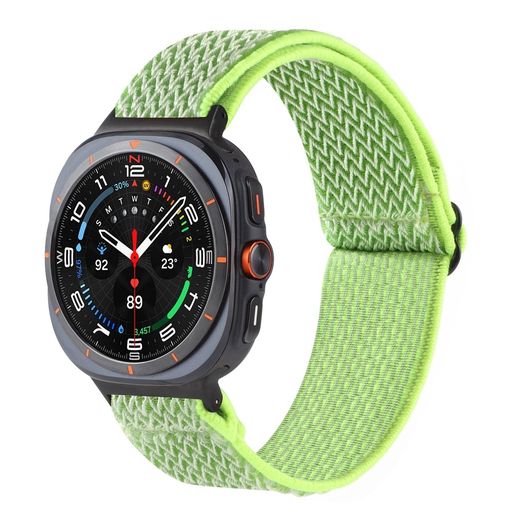 Texwave nylonový remienok na Samsung Galaxy Watch Ultra (2025) 47mm - zelenožltý