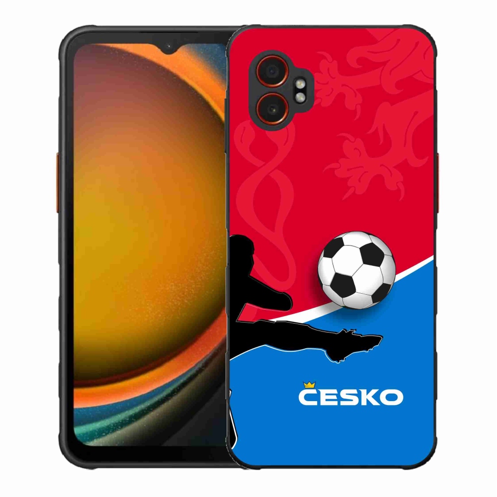 Gélový kryt mmCase na Samsung Galaxy Xcover 7 Pro - futbal Česko 2