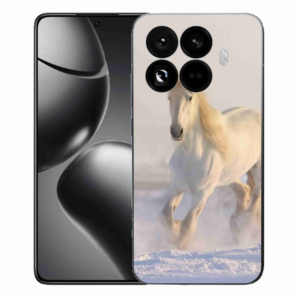 Gélový kryt mmCase na Xiaomi 15T Pro - kôň v snehu