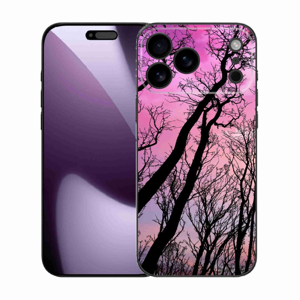 Gélový kryt mmCase na iPhone 17 Pro Max - opadané stromy