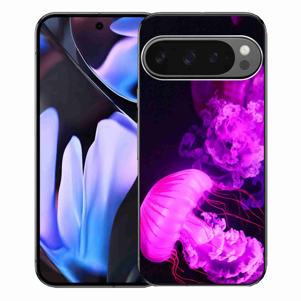 Gélový kryt mmCase na Google Pixel 9 Pro XL - medúza 1