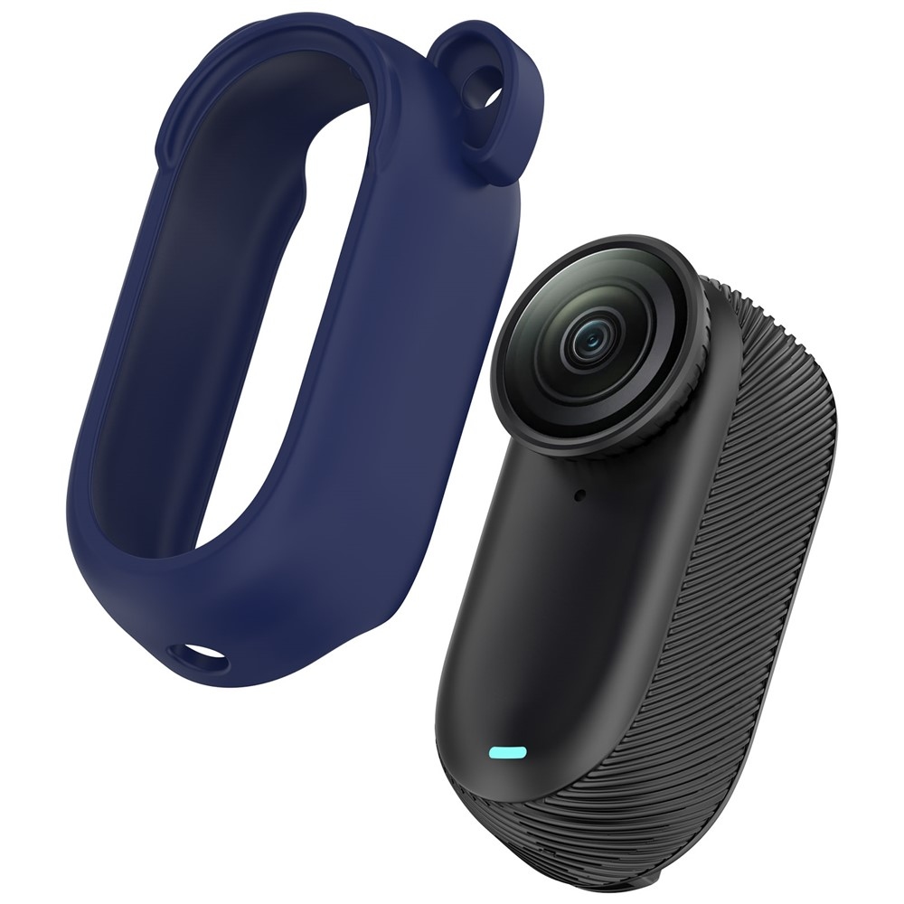 Silikónový ochranný obal pre Insta360 GO 3 / GO 3S - tmavomodrý