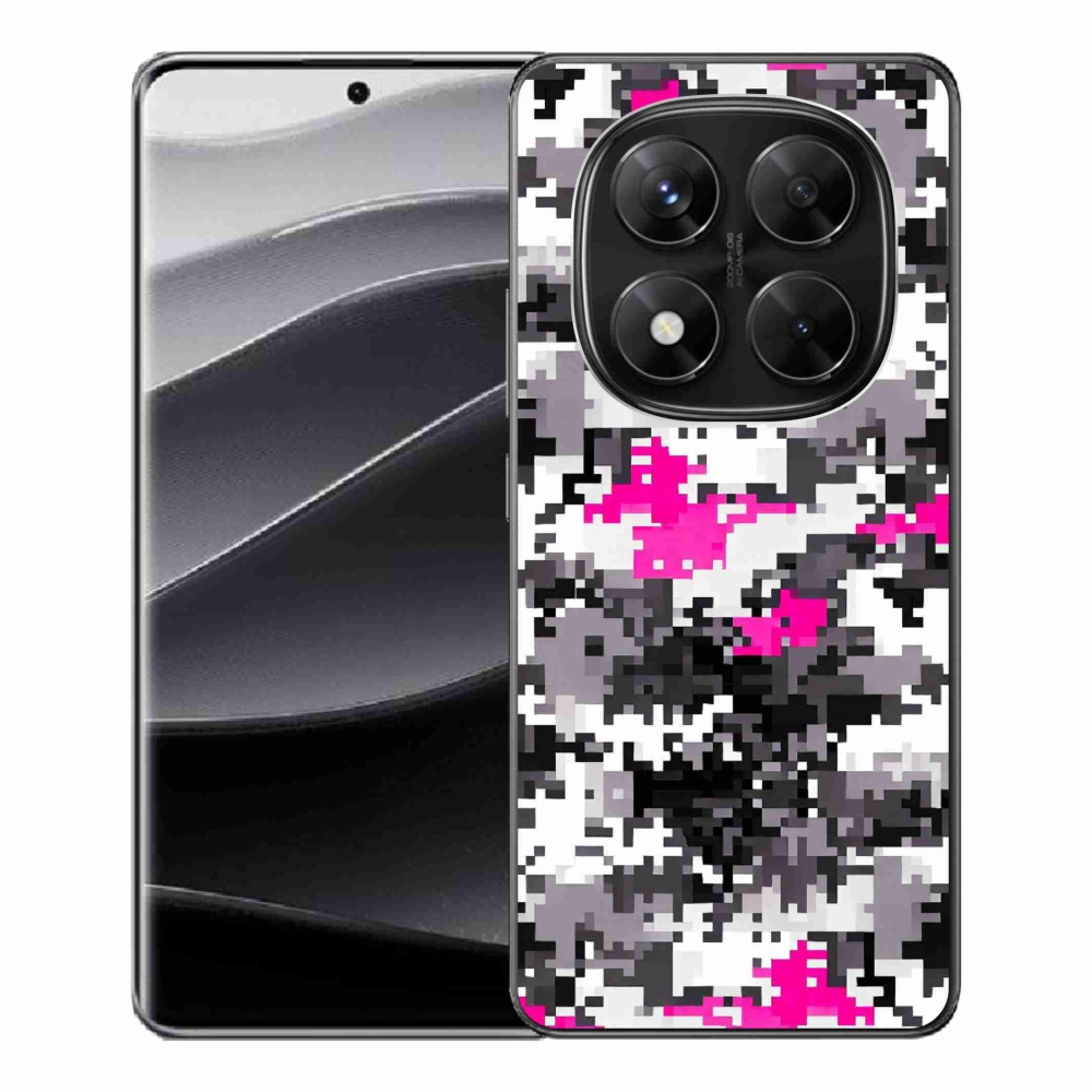 Gélový kryt mmCase na Xiaomi Redmi Note 14 Pro 5G/Poco X7 5G - maskáčový vzor 4