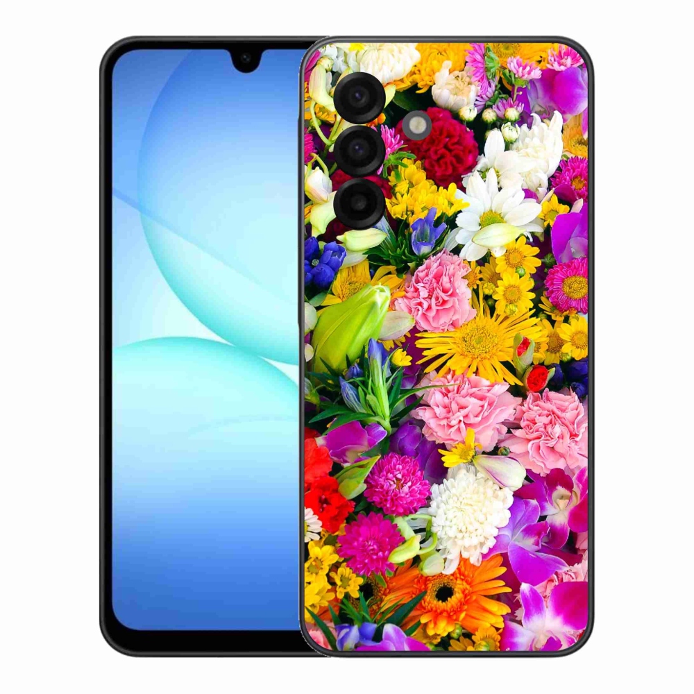 Gélový kryt mmCase na Samsung Galaxy A17 5G - kvety 12