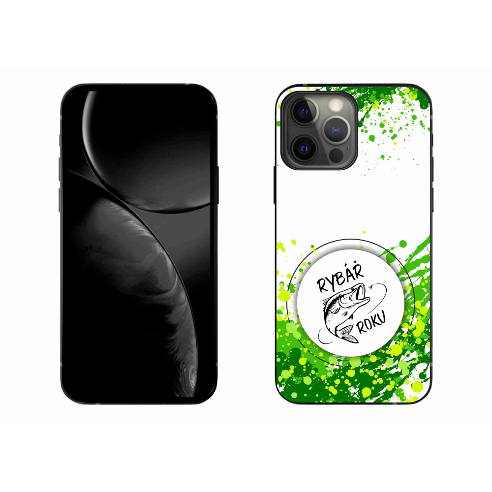Gélový kryt mmCase na iPhone 13 Pro Max 6.7 - rybár roka biele pozadie