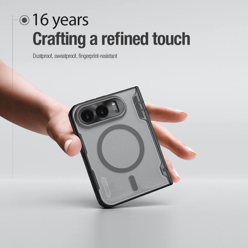 Nillkin Super Frosted FOLD Magnetic zadný kryt pre Apple iPhone Duo Black