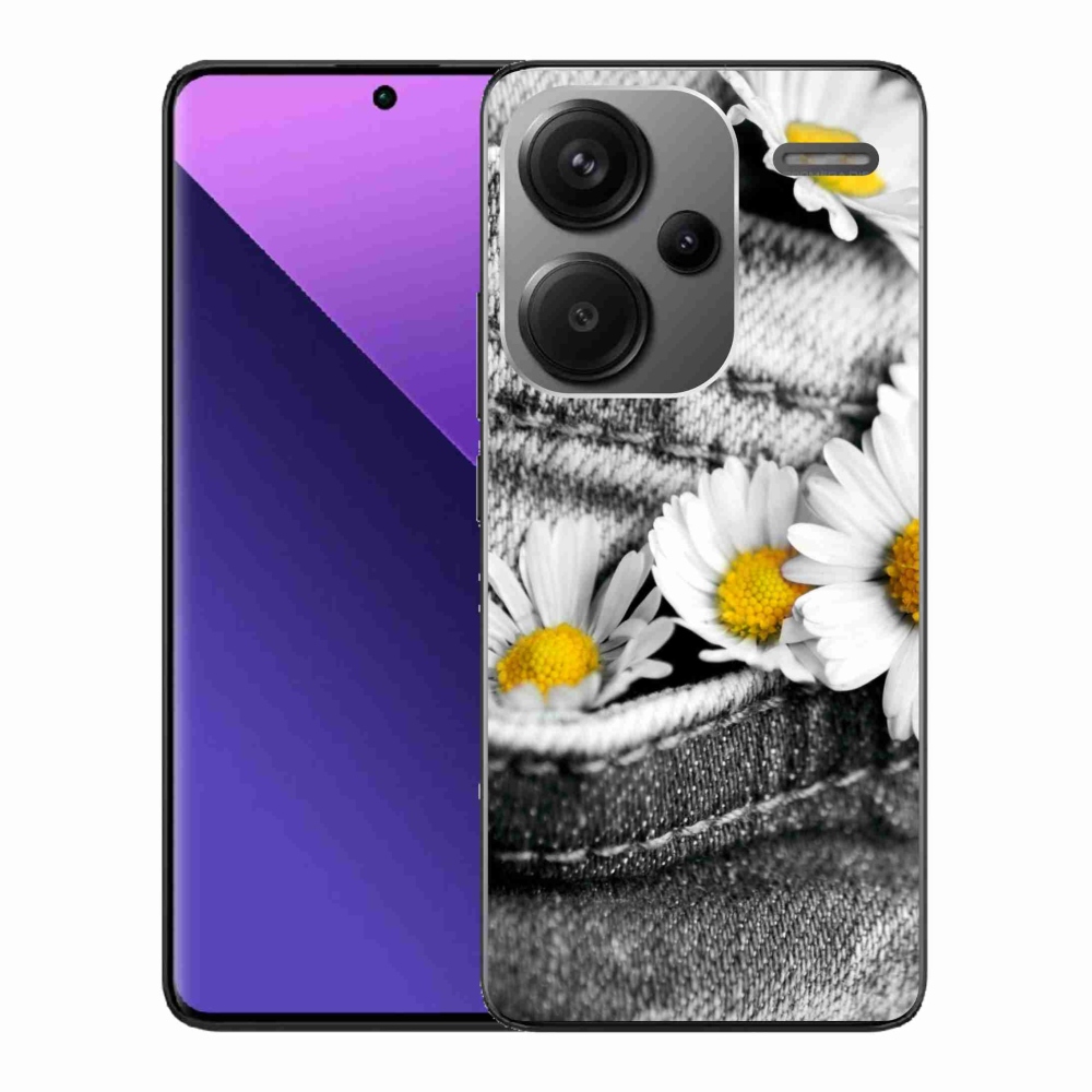 Gélový obal mmCase na Xiaomi Redmi Note 13 Pro+ 5G - margaréty