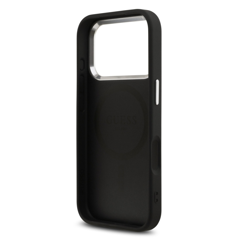 Zadný kryt Guess 4G MagSafe pre iPhone 17 Pro Black