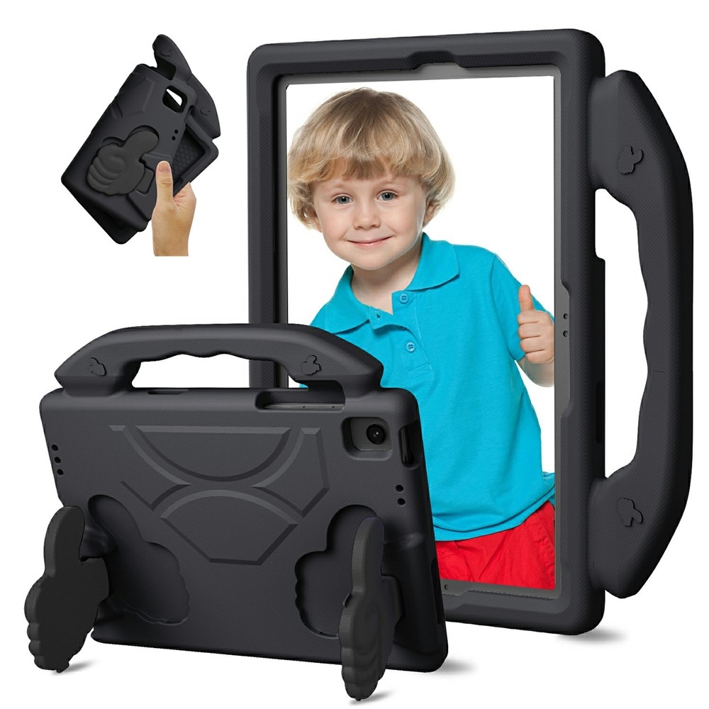 Thumb EVA odolné púzdro s úchytom na tablet Samsung Galaxy Tab A11+/Tab A9+ - čierne