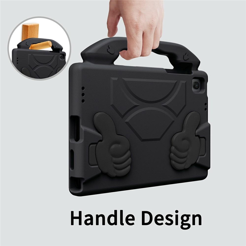 Thumb EVA odolné púzdro s úchytom na tablet Samsung Galaxy Tab A11+/Tab A9+ - čierne