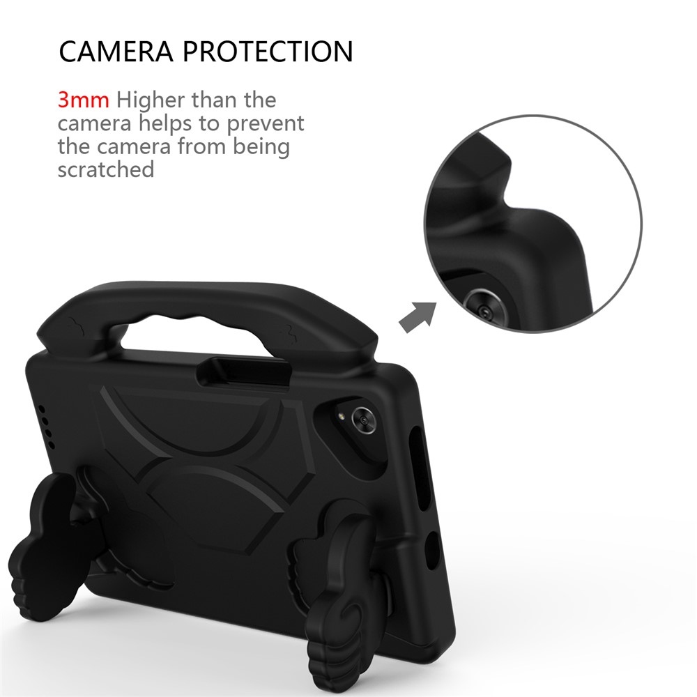 Thumb EVA odolné púzdro s úchytom na tablet Samsung Galaxy Tab A11/Tab A9 - čierne