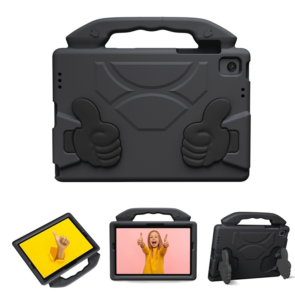 Thumb EVA odolné púzdro s úchytom na tablet Samsung Galaxy Tab A11+/Tab A9+ - čierne