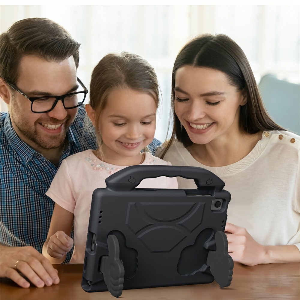 Thumb EVA odolné púzdro s úchytom na tablet Samsung Galaxy Tab A11+/Tab A9+ - čierne