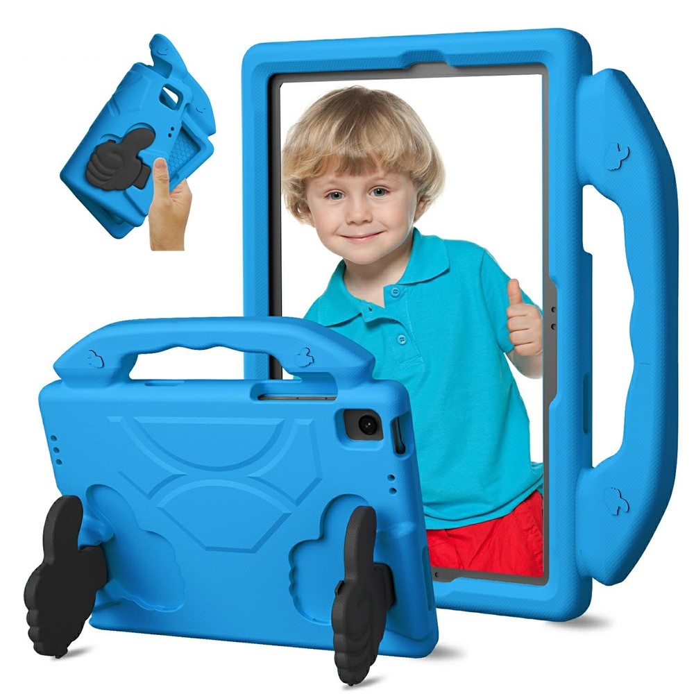 Thumb EVA odolné púzdro s úchytom na tablet Samsung Galaxy Tab A11+/Tab A9+ - modré