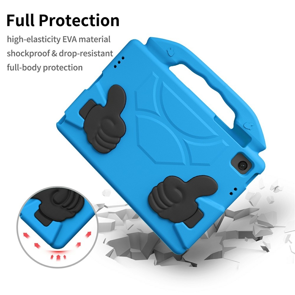 Thumb EVA odolné púzdro s úchytom na tablet Samsung Galaxy Tab A11+/Tab A9+ - modré