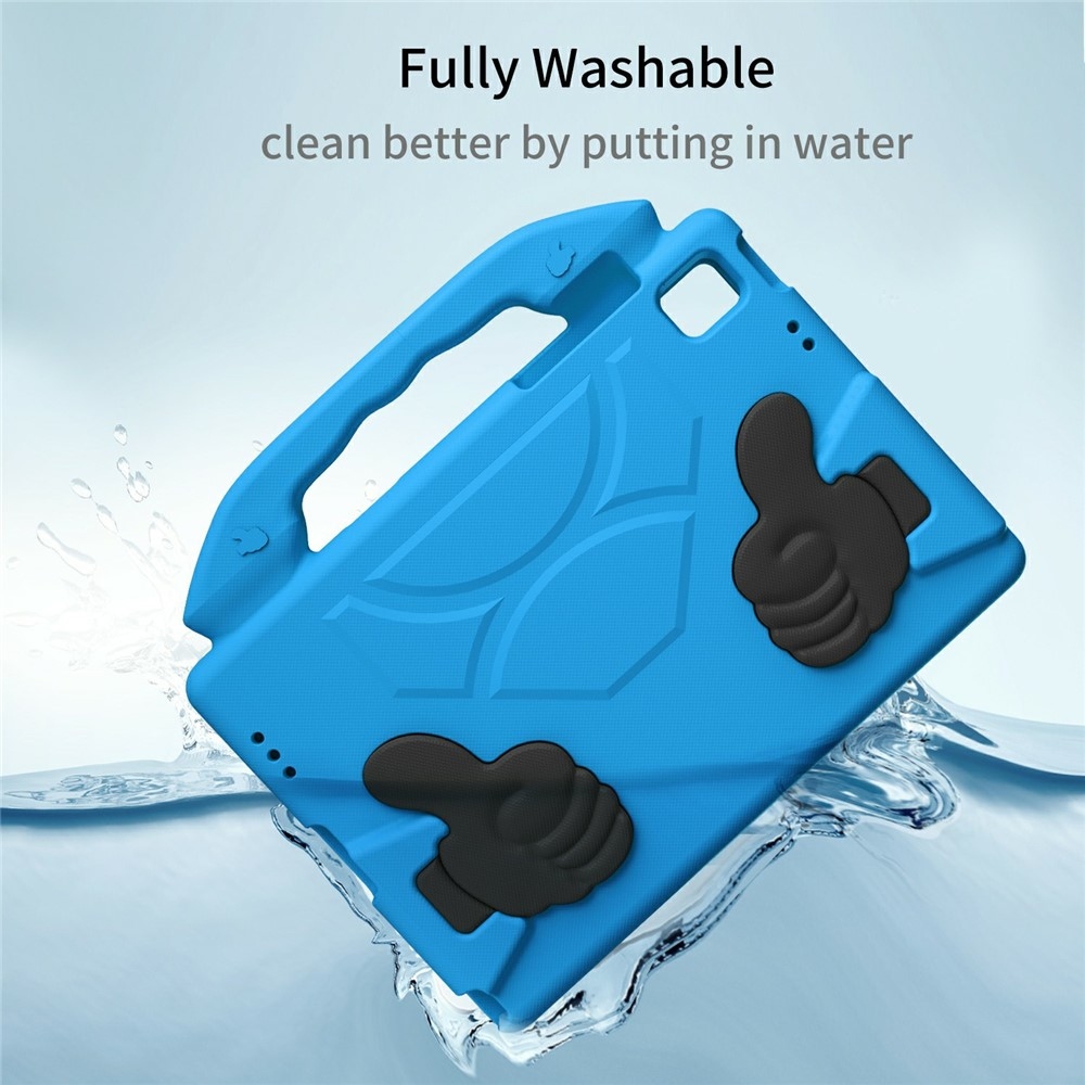 Thumb EVA odolné púzdro s úchytom na tablet Samsung Galaxy Tab A11+/Tab A9+ - modré