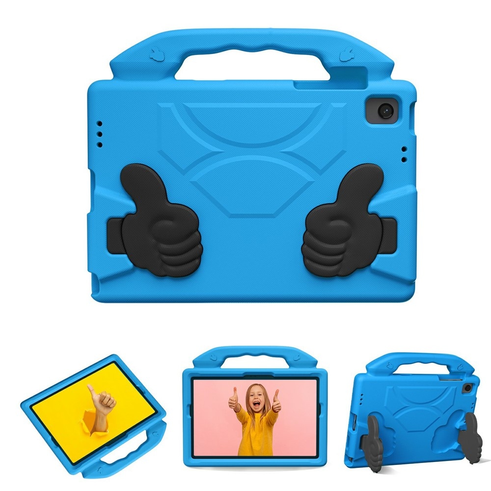 Thumb EVA odolné púzdro s úchytom na tablet Samsung Galaxy Tab A11+/Tab A9+ - modré