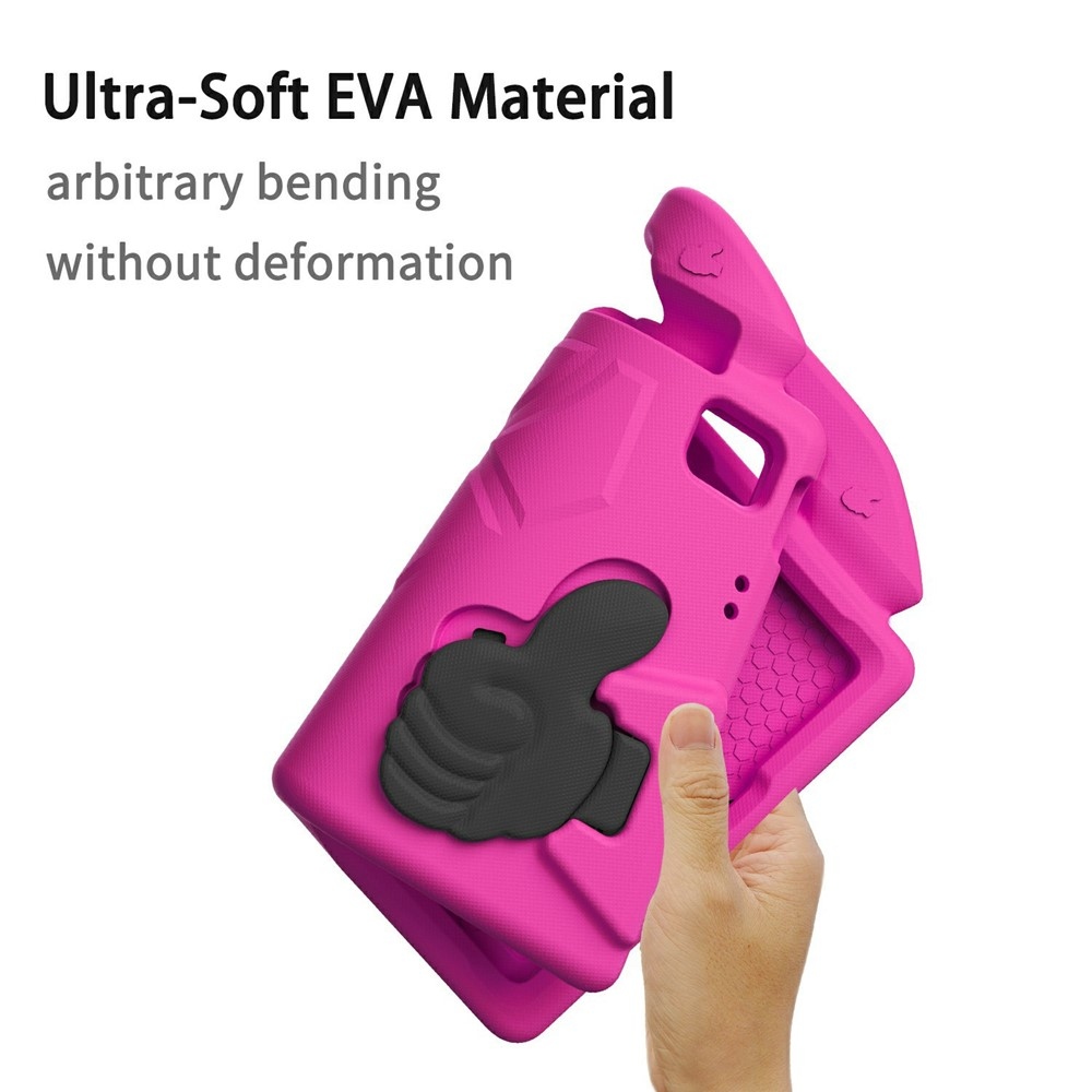 Thumb EVA odolné púzdro s úchytom na tablet Samsung Galaxy Tab A11+/Tab A9+ - rose