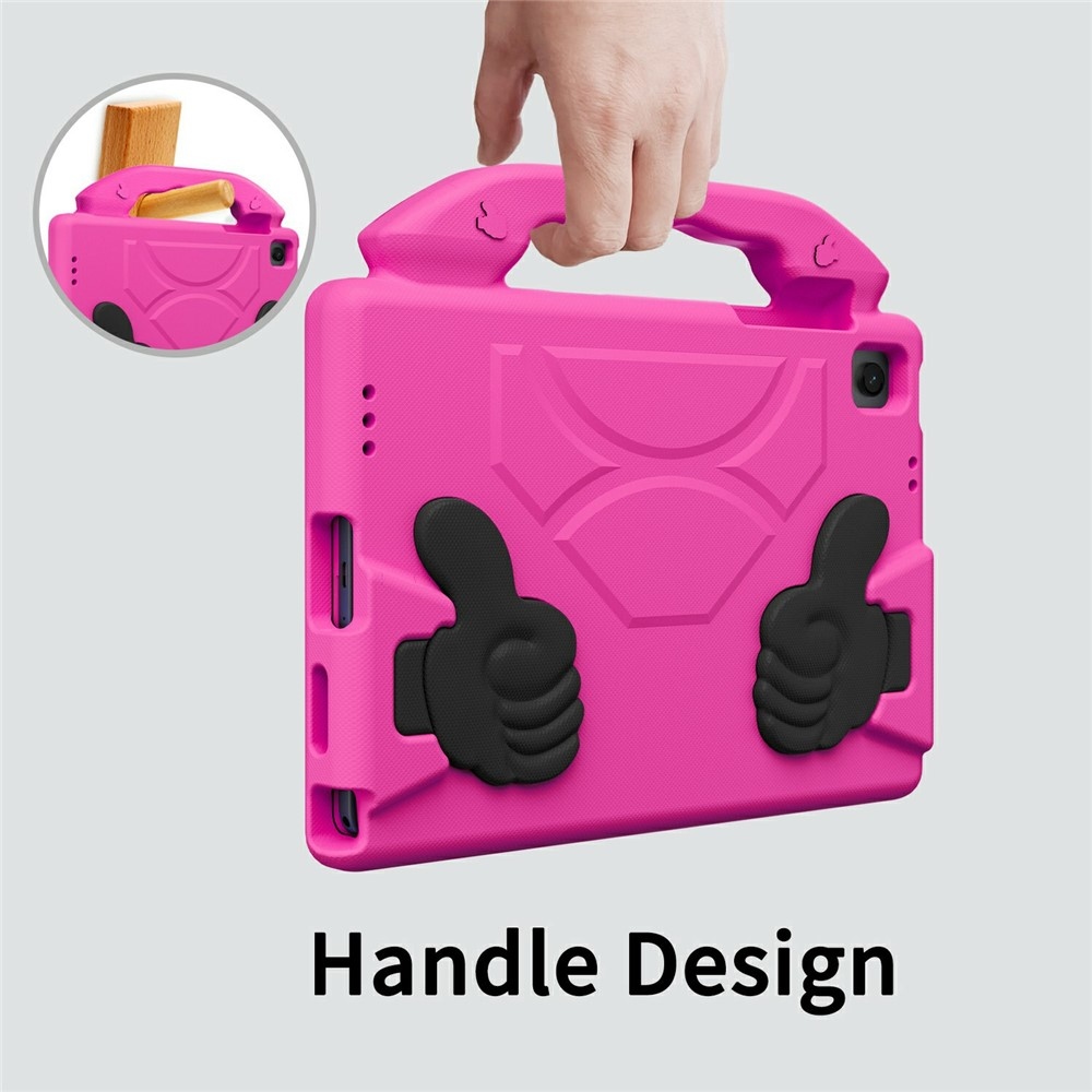 Thumb EVA odolné púzdro s úchytom na tablet Samsung Galaxy Tab A11+/Tab A9+ - rose