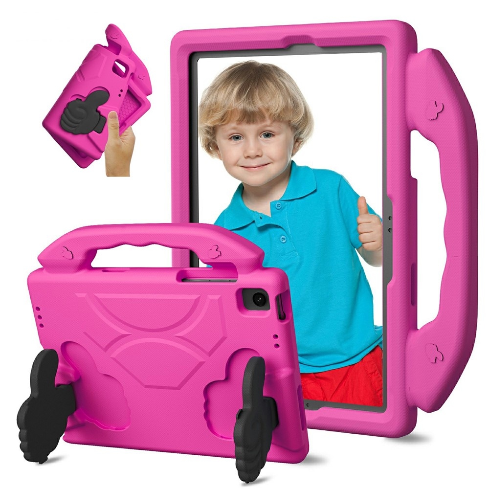 Thumb EVA odolné púzdro s úchytom na tablet Samsung Galaxy Tab A11+/Tab A9+ - rose