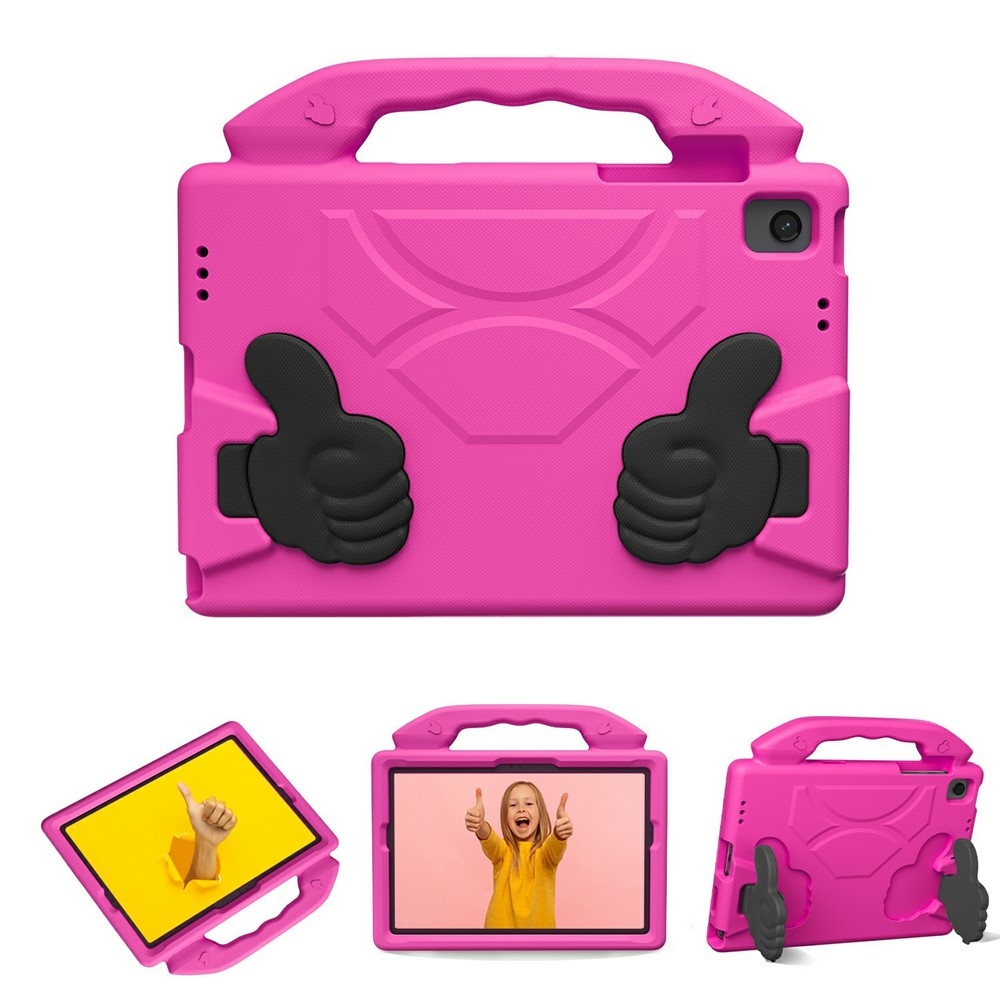 Thumb EVA odolné púzdro s úchytom na tablet Samsung Galaxy Tab A11+/Tab A9+ - rose