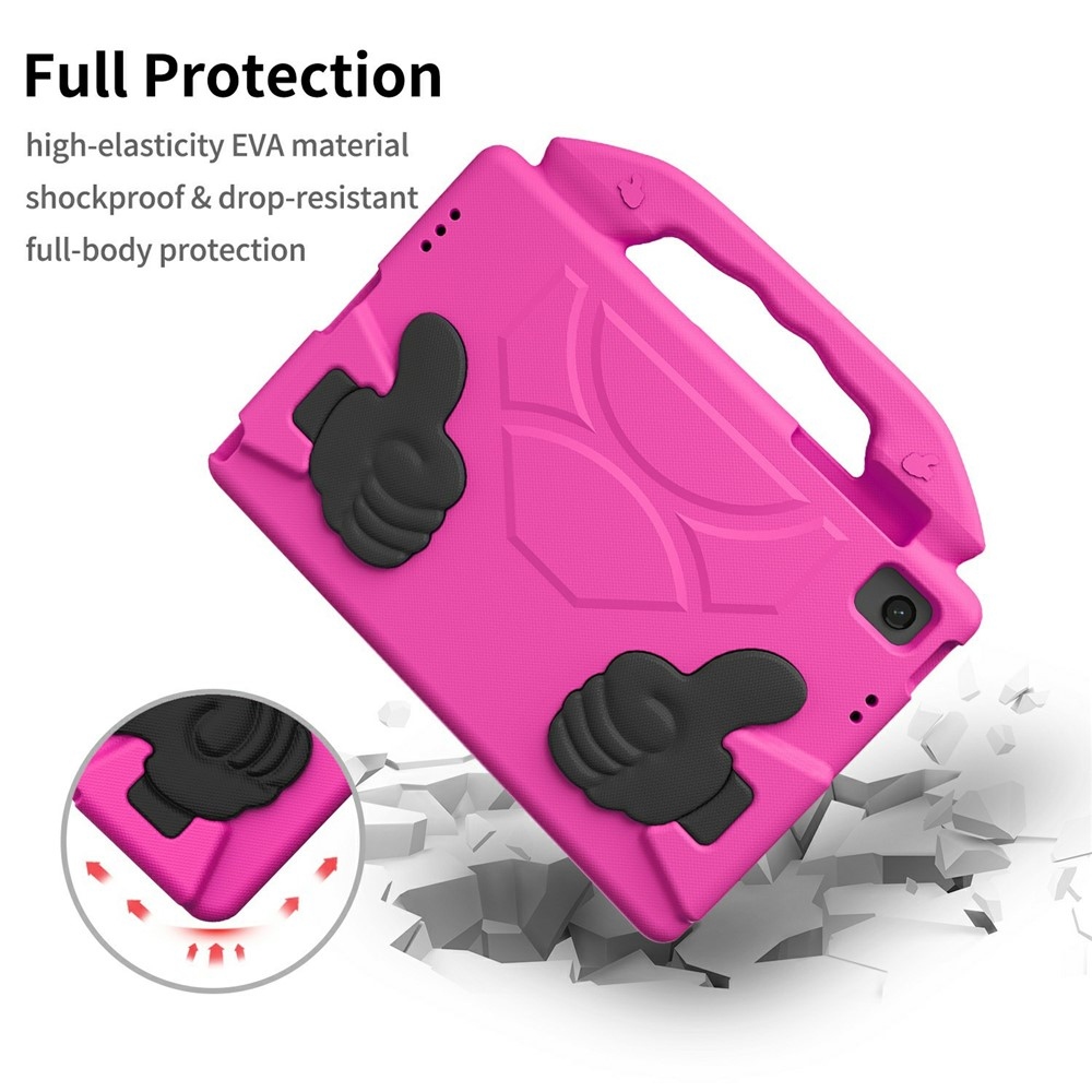 Thumb EVA odolné púzdro s úchytom na tablet Samsung Galaxy Tab A11+/Tab A9+ - rose