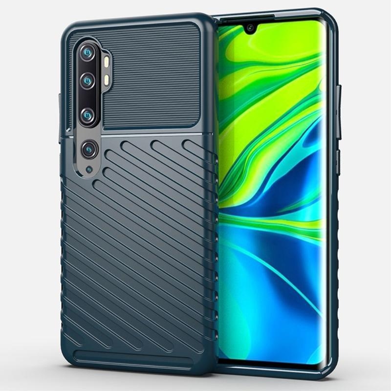 Thunder gélový odolný gélový obal na mobil Xiaomi Mi Note 10 / Mi Note 10 Pro - zelený