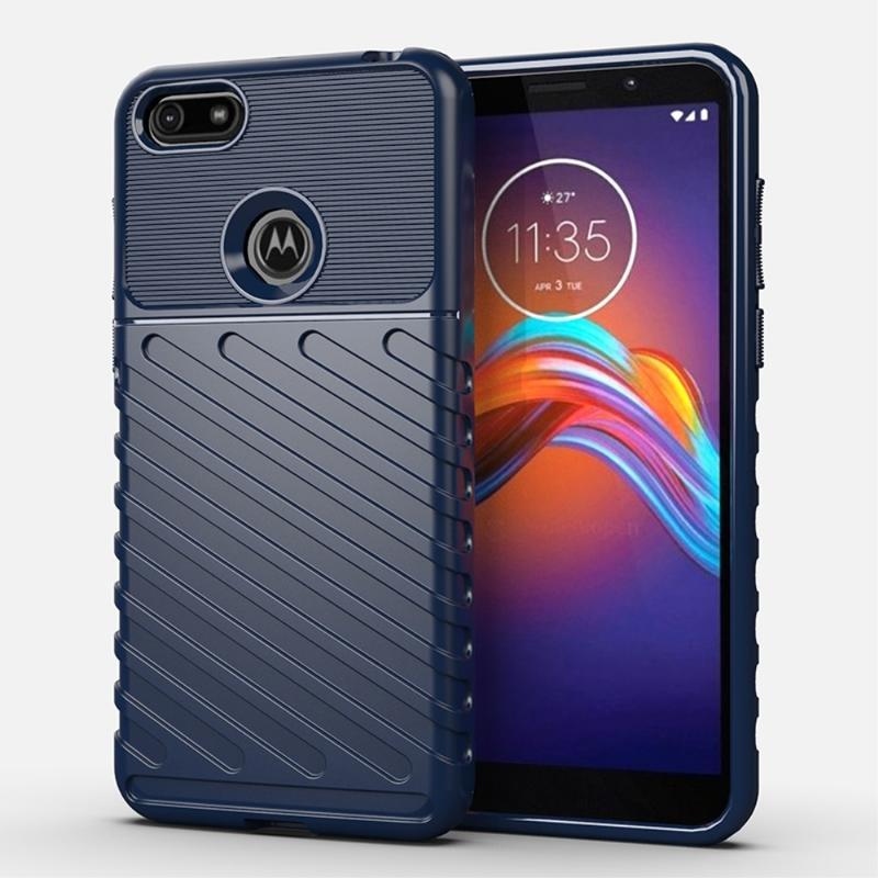 Thunder odolný gélový obal na mobil Motorola Moto E6 Play - modrý