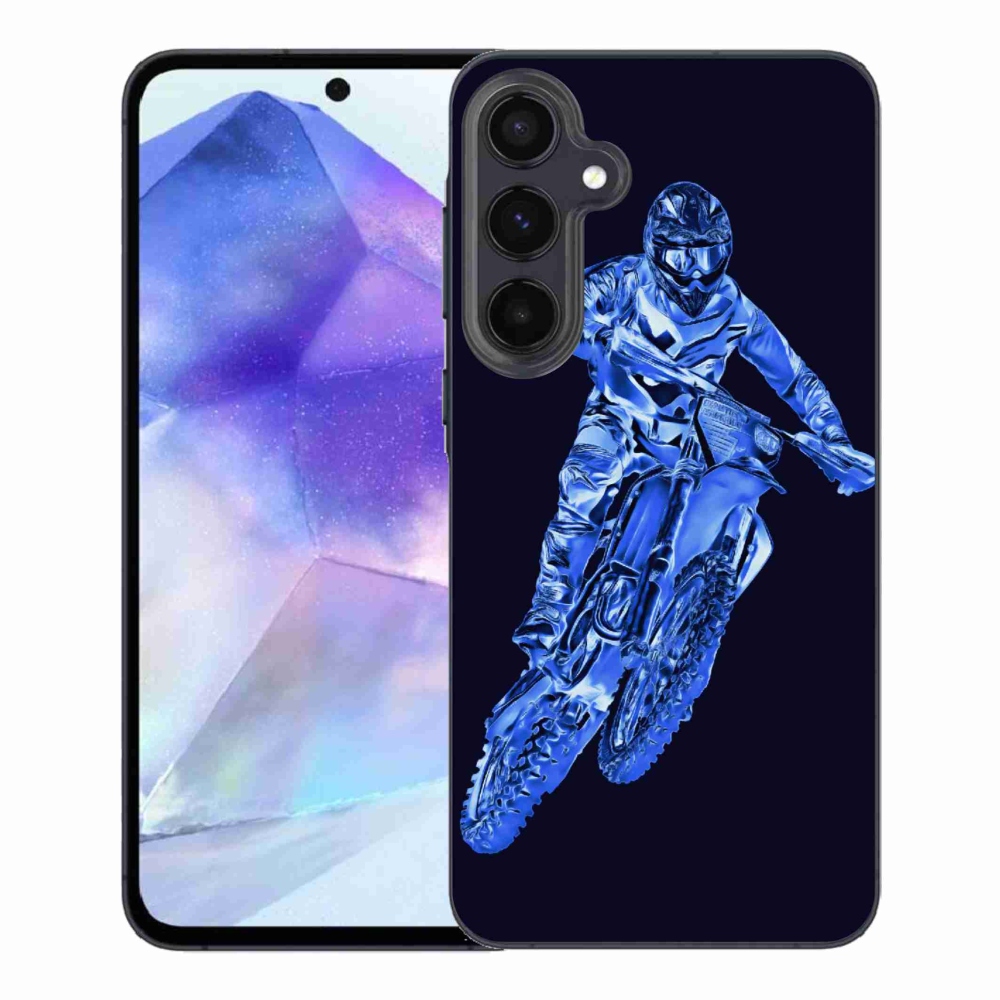 Gélový kryt mmCase na Samsung Galaxy A55 5G - motocross 1