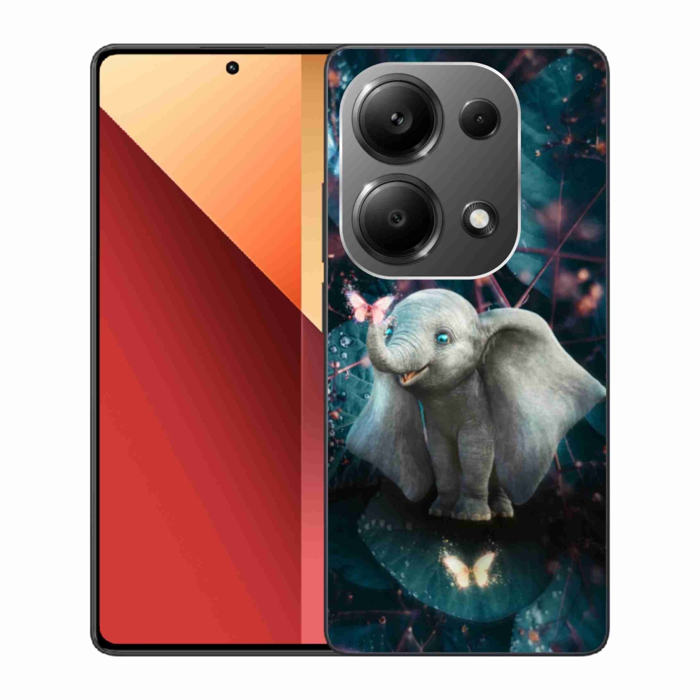 Gélový kryt mmCase na Xiaomi Redmi Note 13 Pro 4G/Poco M6 Pro - roztomilý slon