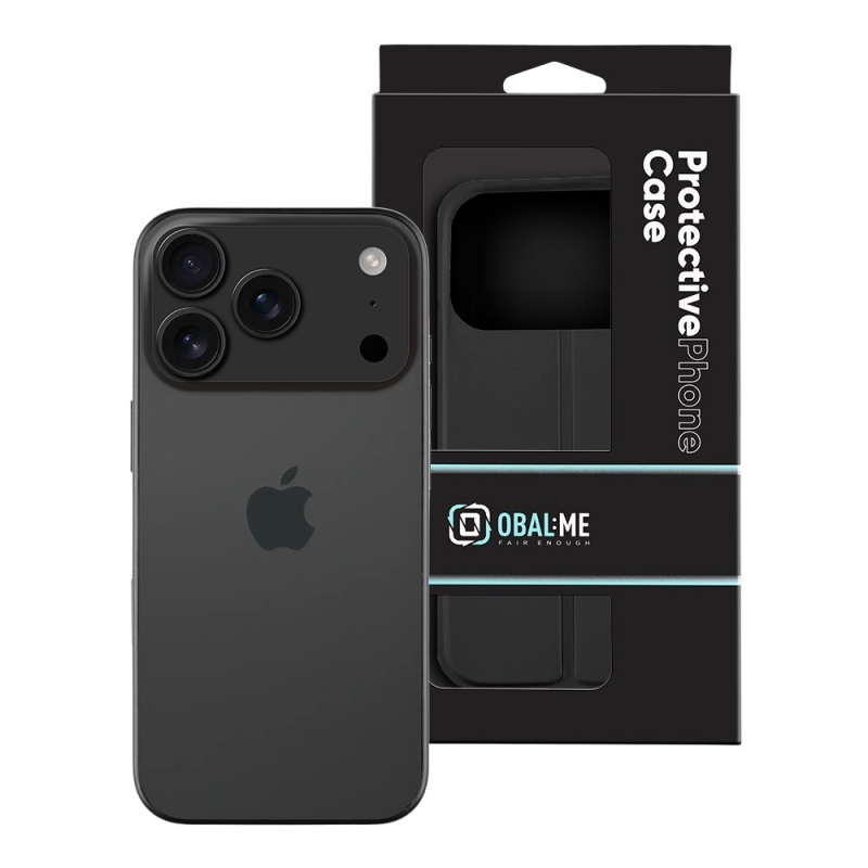 OBAL:ME SmoothTouch puzdro pre Apple iPhone 17 Pro čierne