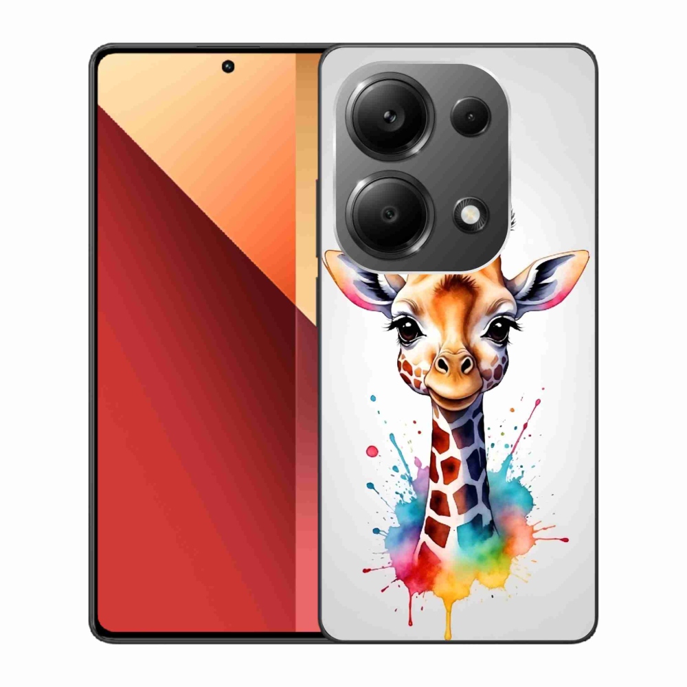 Gélový kryt mmCase na Xiaomi Redmi Note 13 Pro 4G/Poco M6 Pro - žirafa 1
