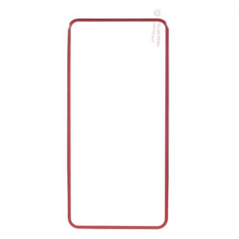 Titanium celoplošné zadné ochranné tvrdené sklo na iPhone 7 Plus a 8 Plus - červený lem
