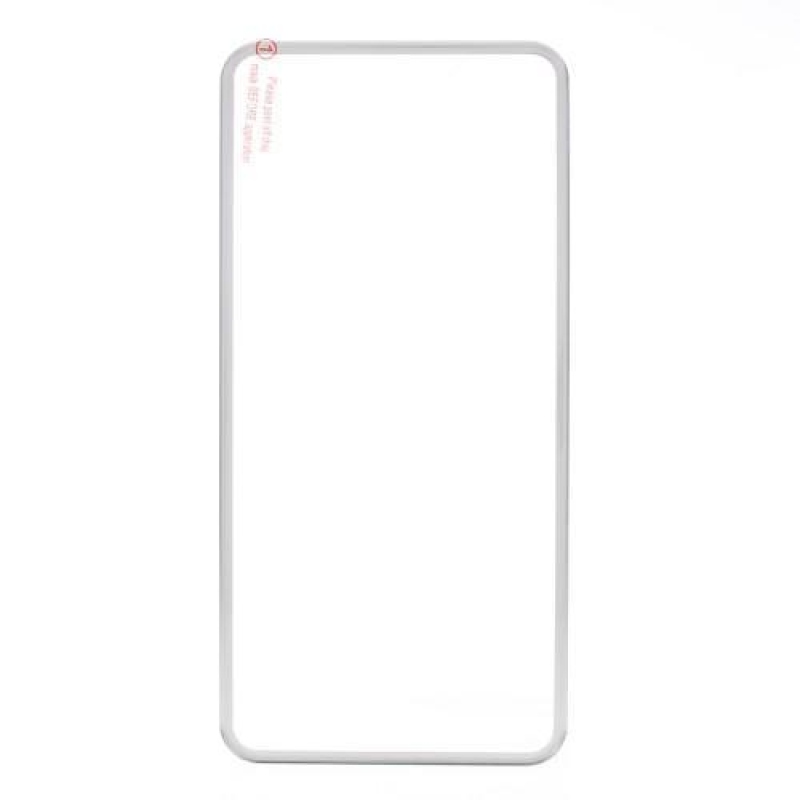Titanium celoplošné zadné ochranné tvrdené sklo na iPhone 7 Plus a 8 Plus - strieborný lem