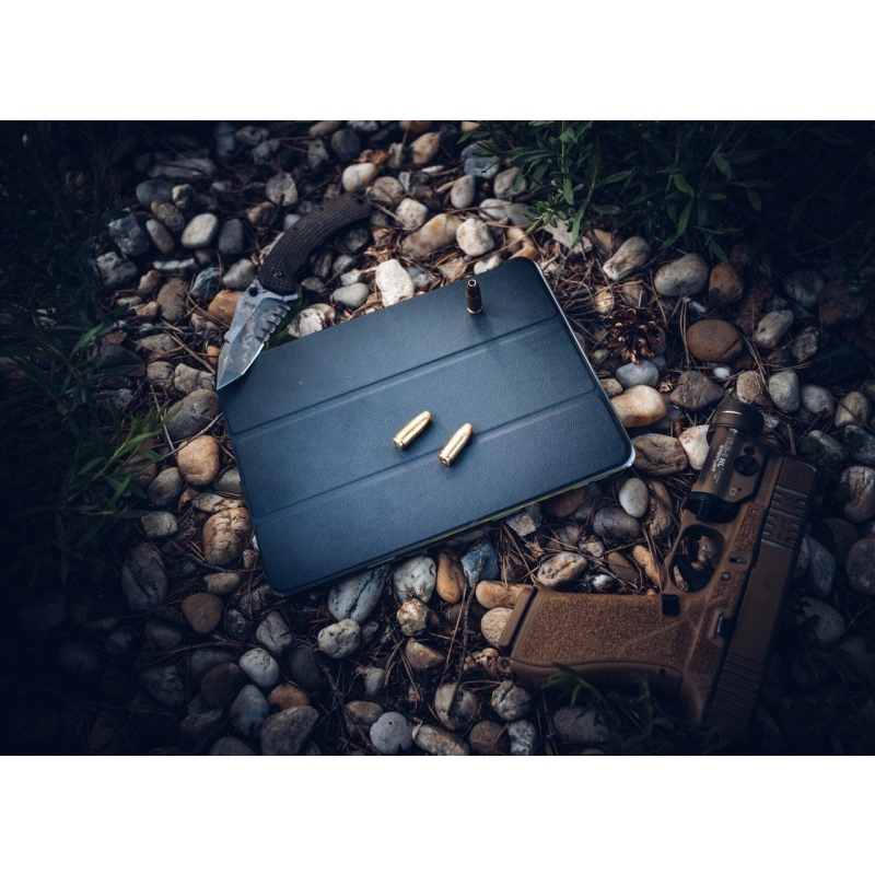 Taktické trojskladové puzdro Book pre Xiaomi Pad 8 Pro Black